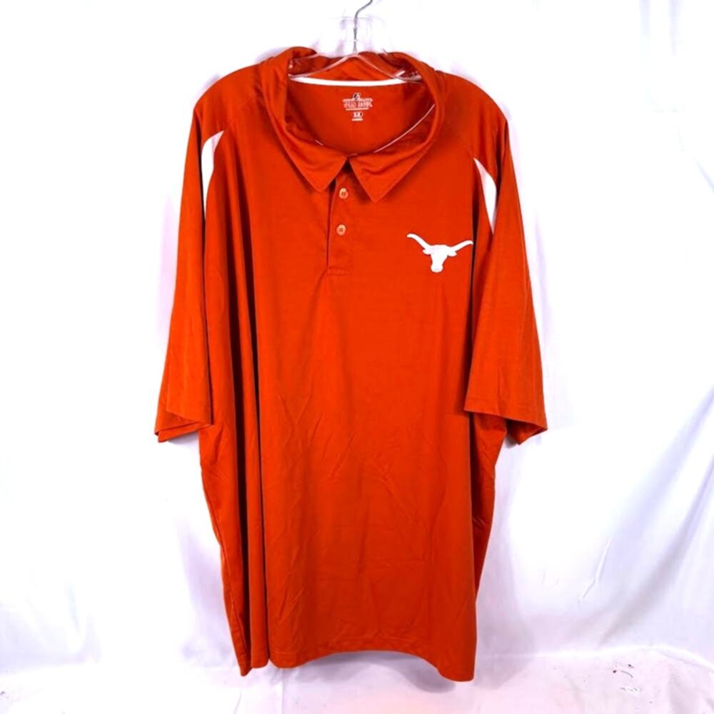 Texas Longhorns 5XL Polo Shirt Russel Athletic Team Issue
